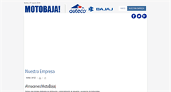 Desktop Screenshot of motobajaj.com
